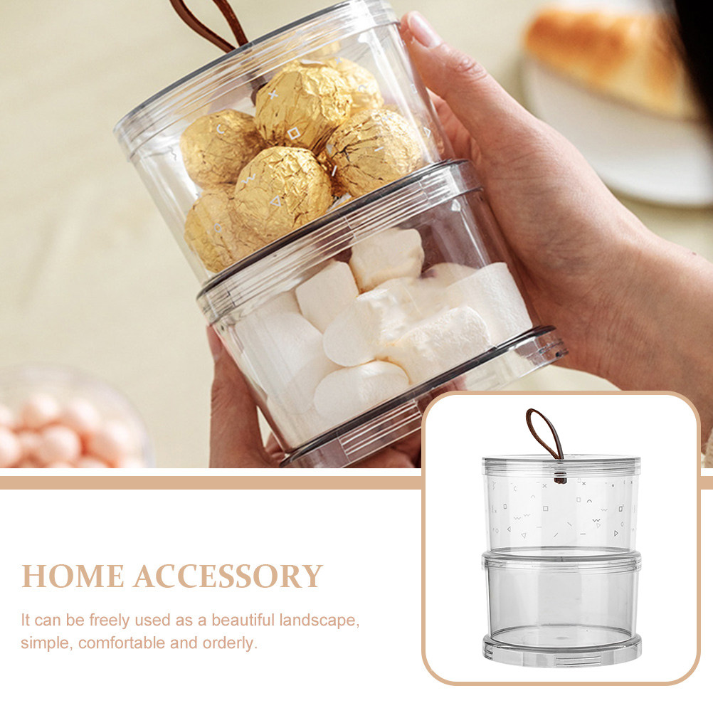 2Pcs Snack Storage Jars Multi- - Food Storage Containers ulasan dan harga