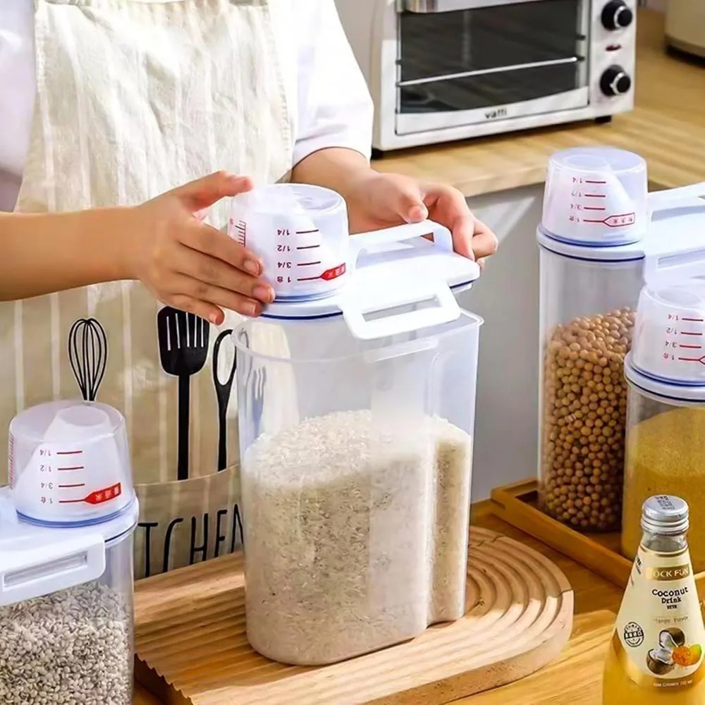 Rice Dry Food Storage Containe - Food Storage Meals ulasan dan harga