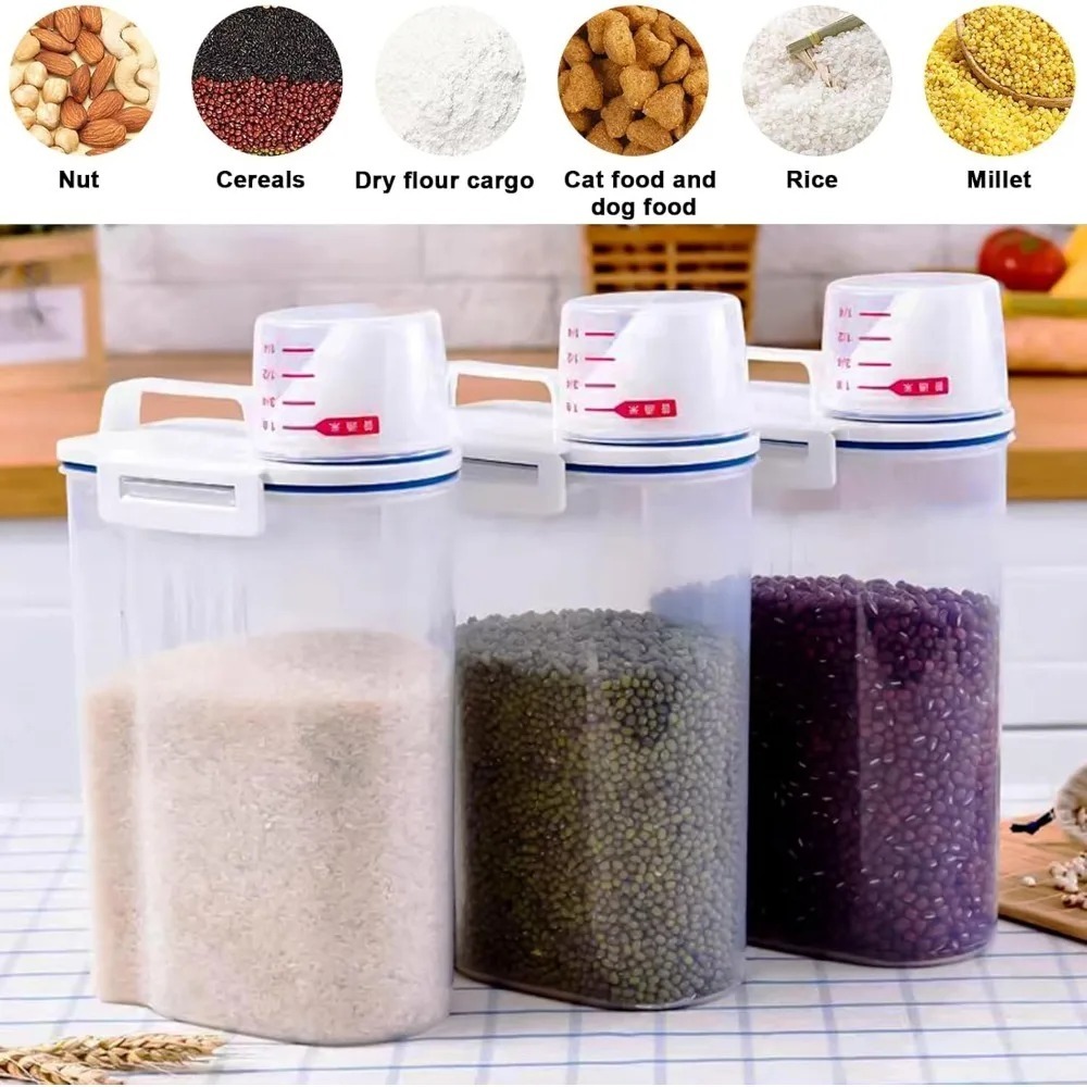Rice Dry Food Storage Containe - Food Storage Meals ulasan dan harga