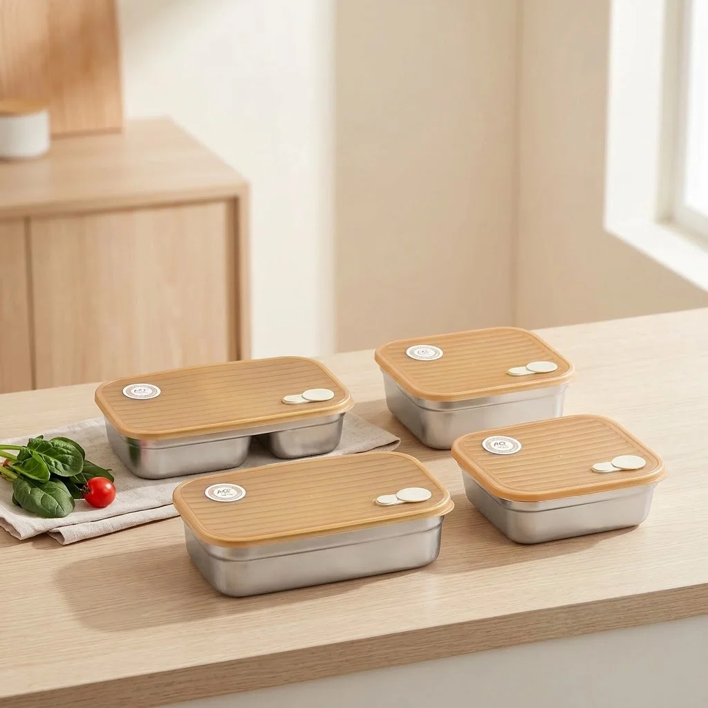 304 Stainless Steel Bento Box  - Food Storage Oven Safe ulasan dan harga
